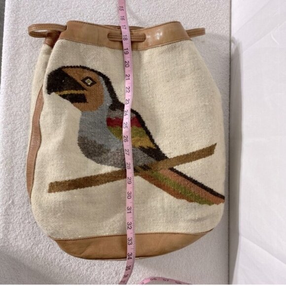 Vintage Boho Bird Hobo Bag Backpack Shoulder Bag - Picture 16 of 16